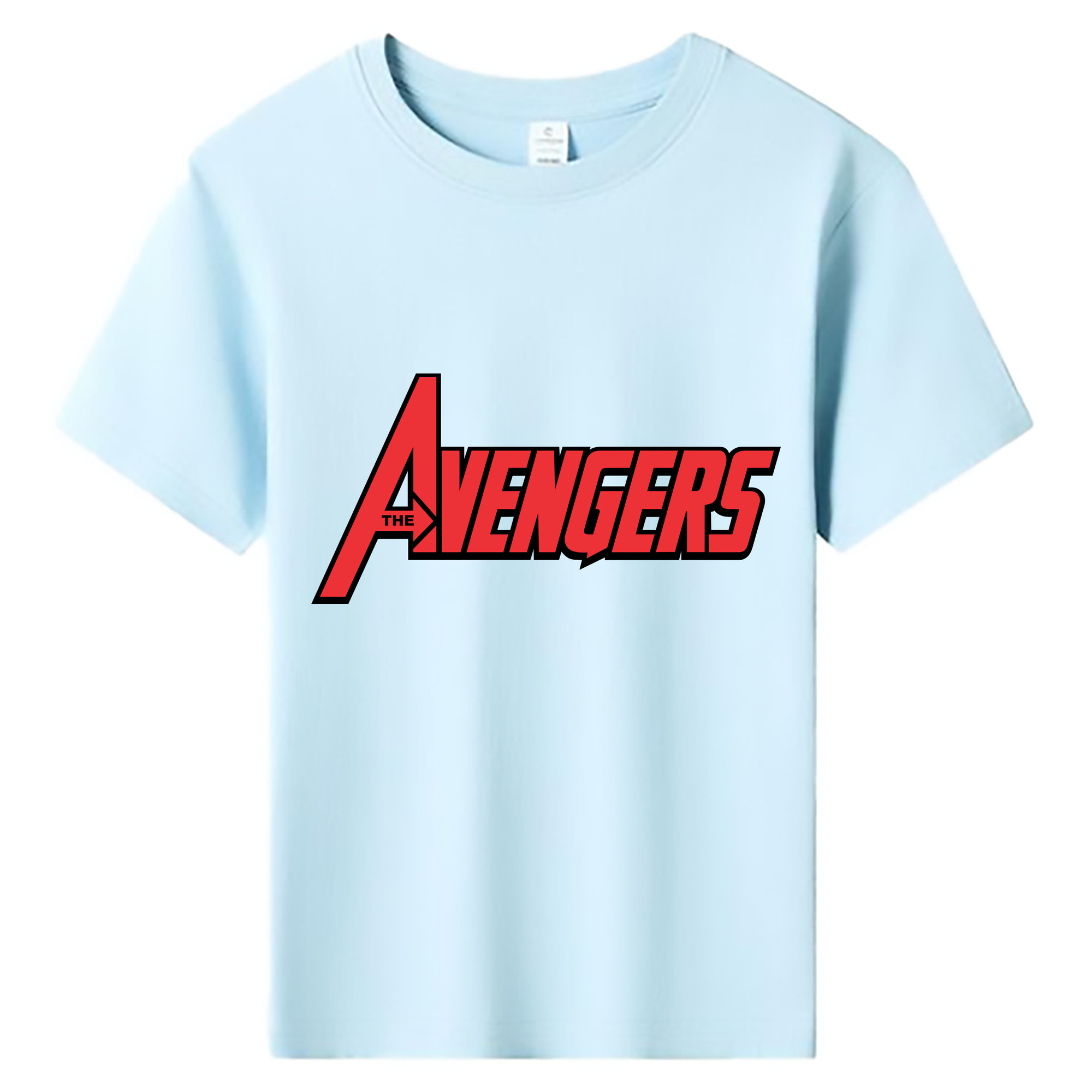 （画像用） アベンジャーズ The Avengers 綿100％キッズTシャツ（フロントプリント）